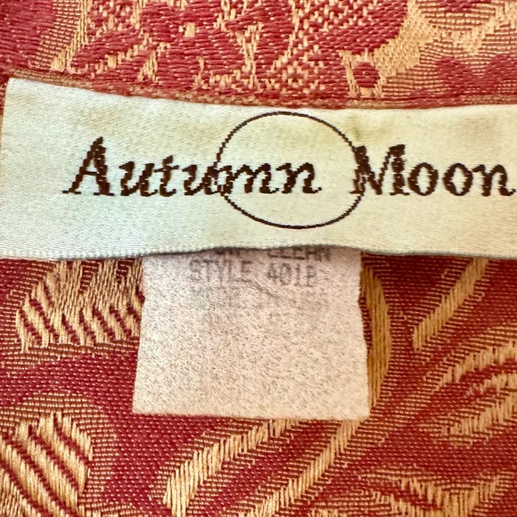 AUTUMN MOON COPPER & RUSSET JEAN JKT WITH APRICOT BUTTONS MINT CONDITION SZ M - Picture 8 of 8